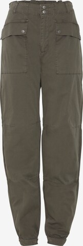 PULZ Jeans Loose fit Cargo Pants 'Drew' in Green: front