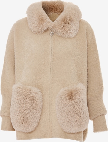 caneva - Cárdigan en beige: frente