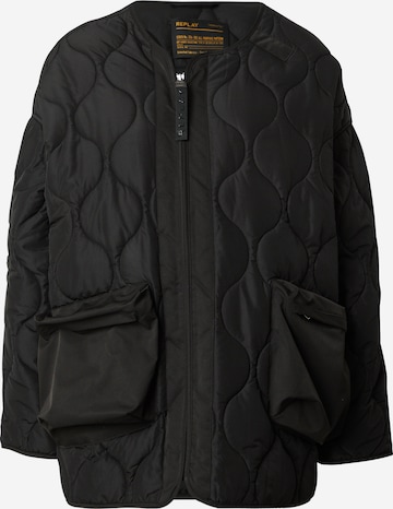 REPLAY Between-Season Jacket in Black: front