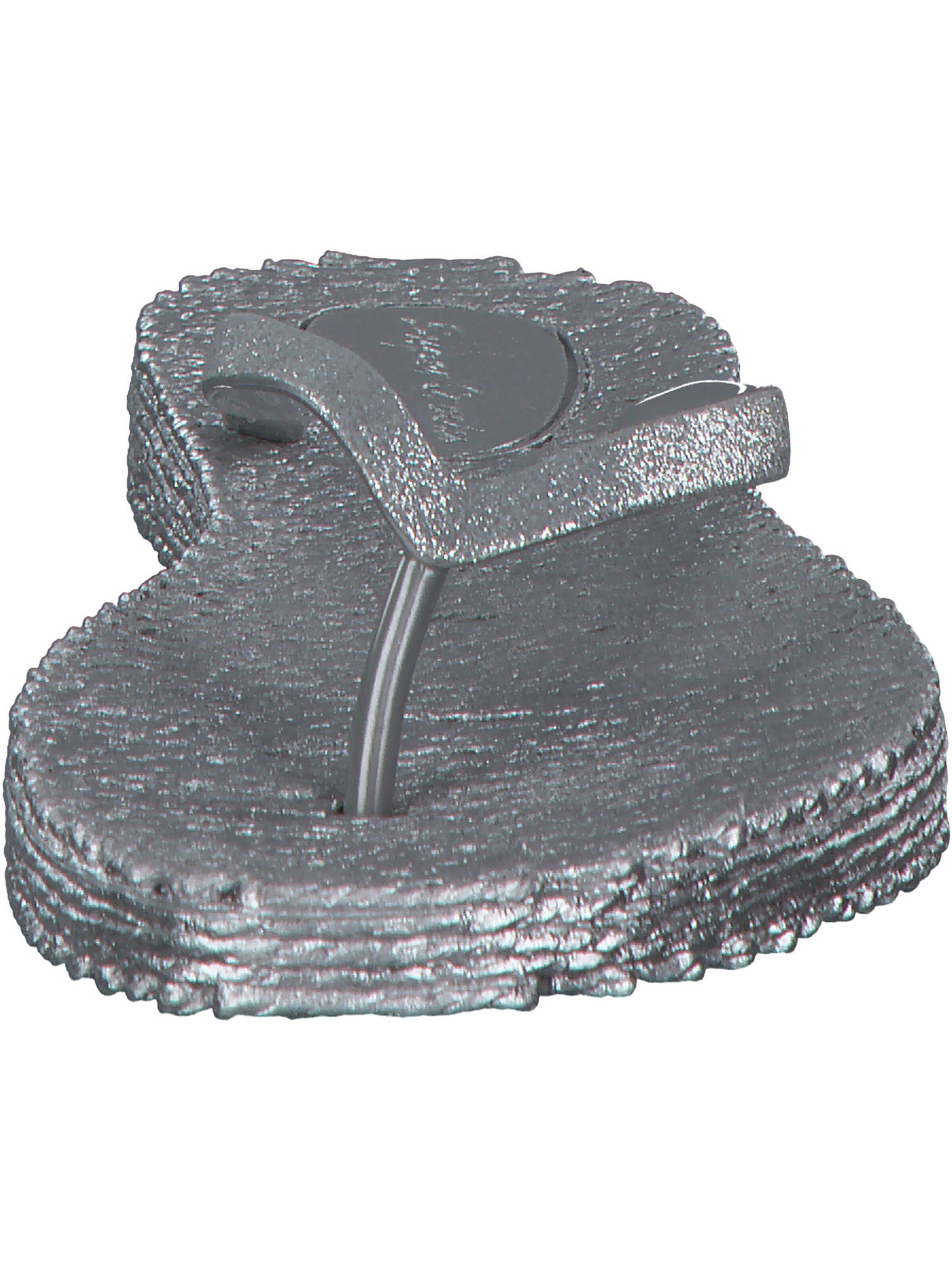 SuperCracks T-Bar Sandals in Silver