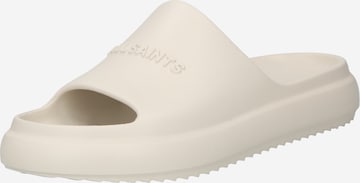 AllSaints - Zapatos abiertos 'DUNE' en blanco: frente