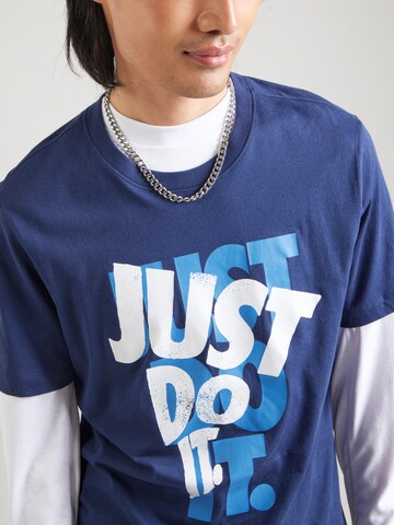 Nike Sportswear Tričko - Modrá