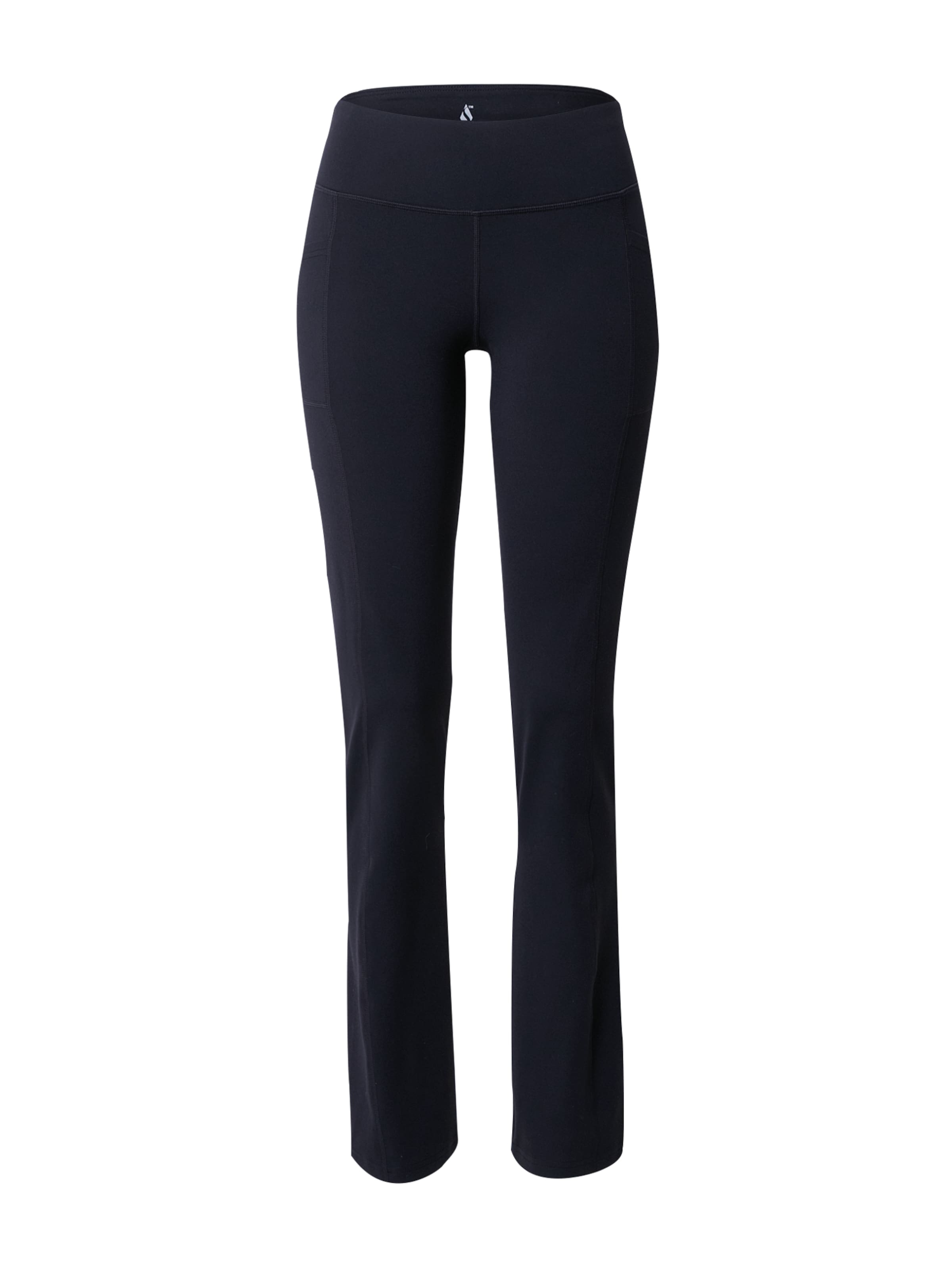 SKECHERS Slimfit Sporthose in Schwarz: Vorderseite