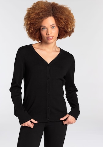 FLASHLIGHTS Knit Cardigan in Black: front