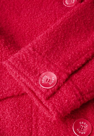 CECIL Jacke in Woll-Optik in Rot
