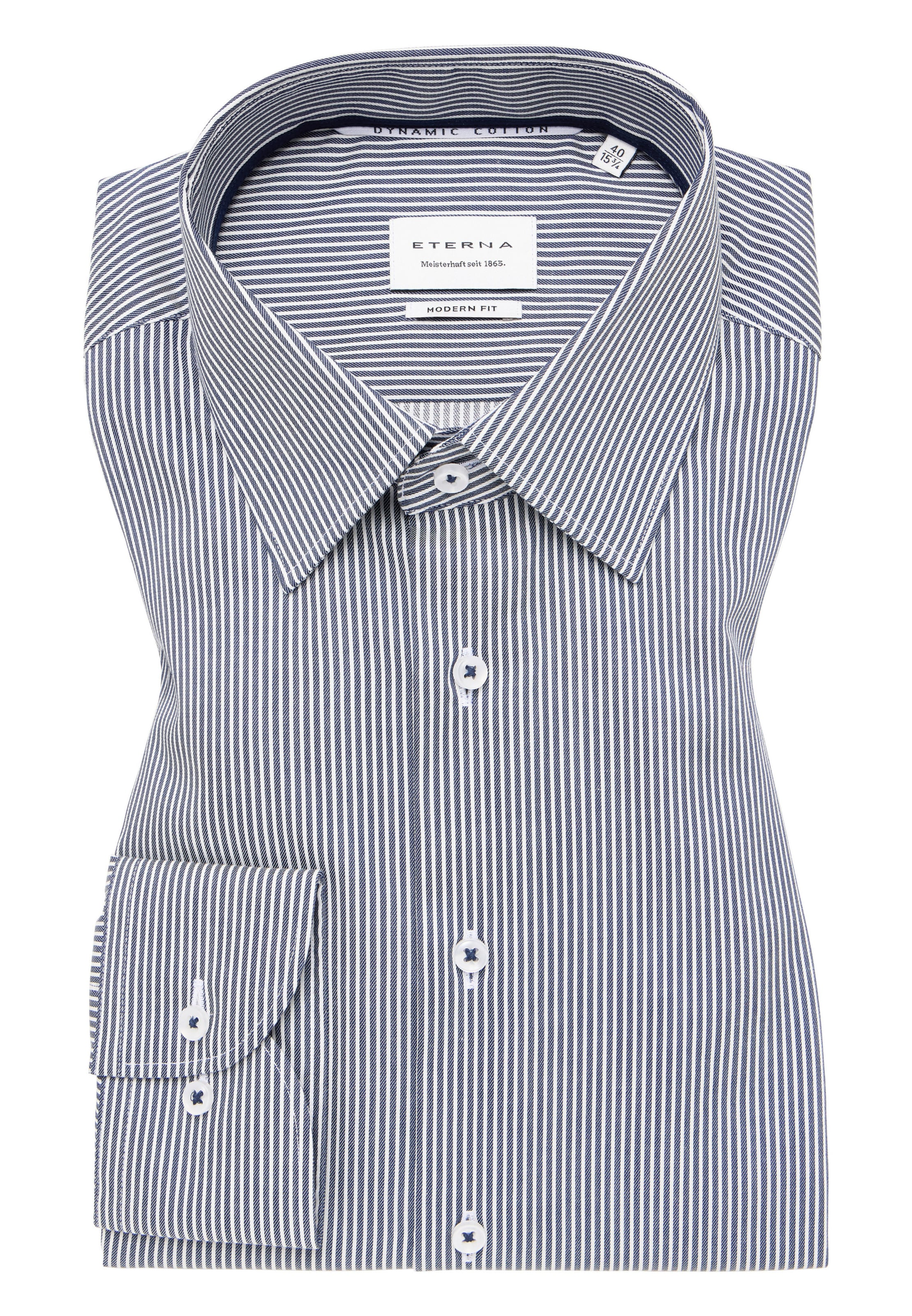 ETERNA Regular Fit Hemd in Blau