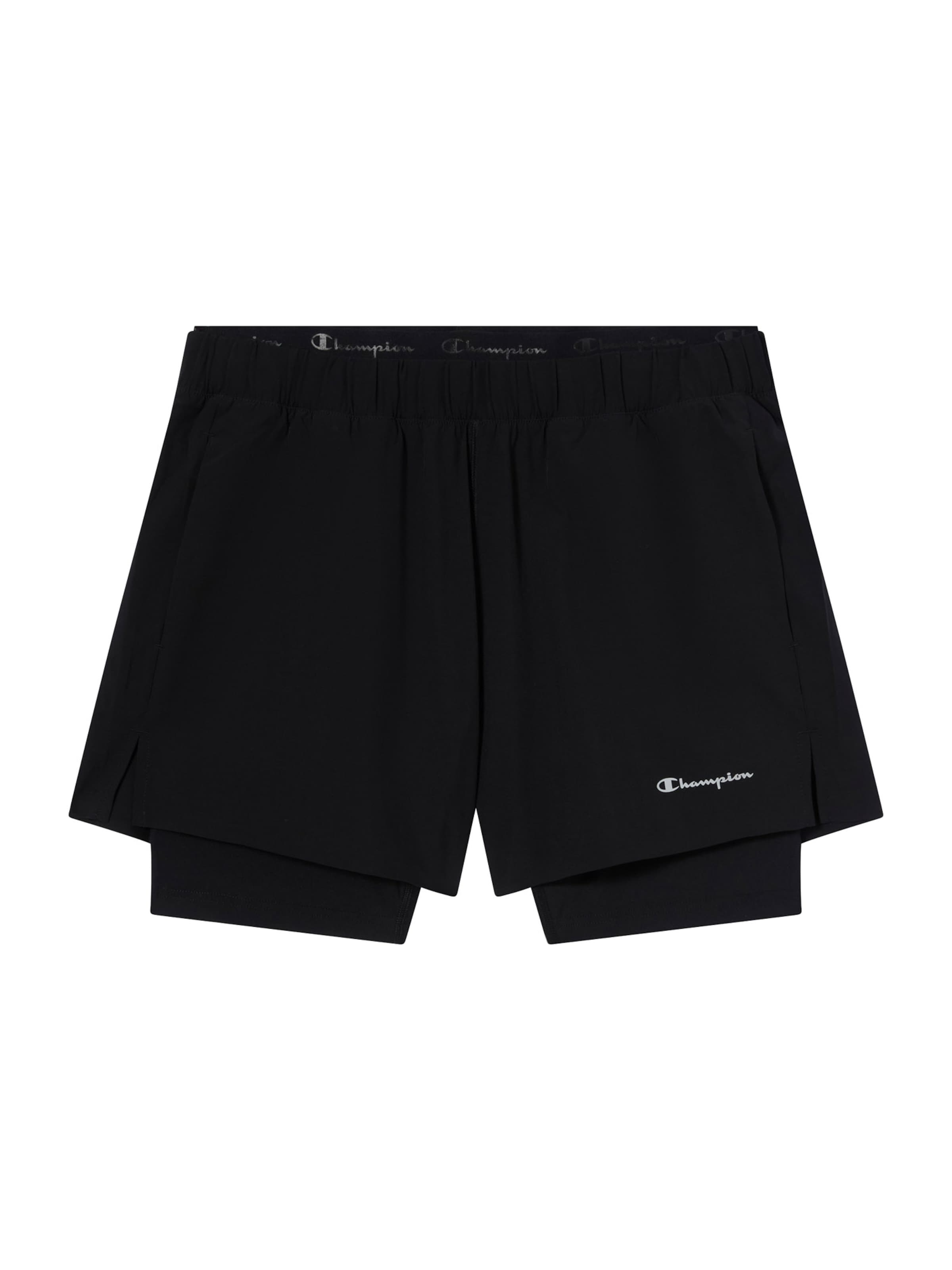 Champion Authentic Athletic Apparel regular Παντελόνι φόρμας σε μαύρο: μπροστά