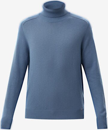 Finn Flare Pullover in Blau: front
