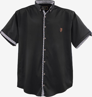 Lavecchia Button Up Shirt '9003A' in Black: front