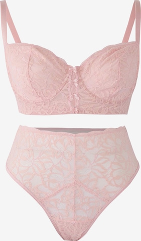 Trendyol Curve Bustier Zestawy bielizny w kolorze różowy: przód