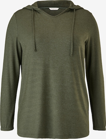 TRIANGLE Sweatshirt in Green: front