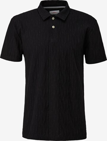 s.Oliver Poloshirt in Schwarz: predná strana