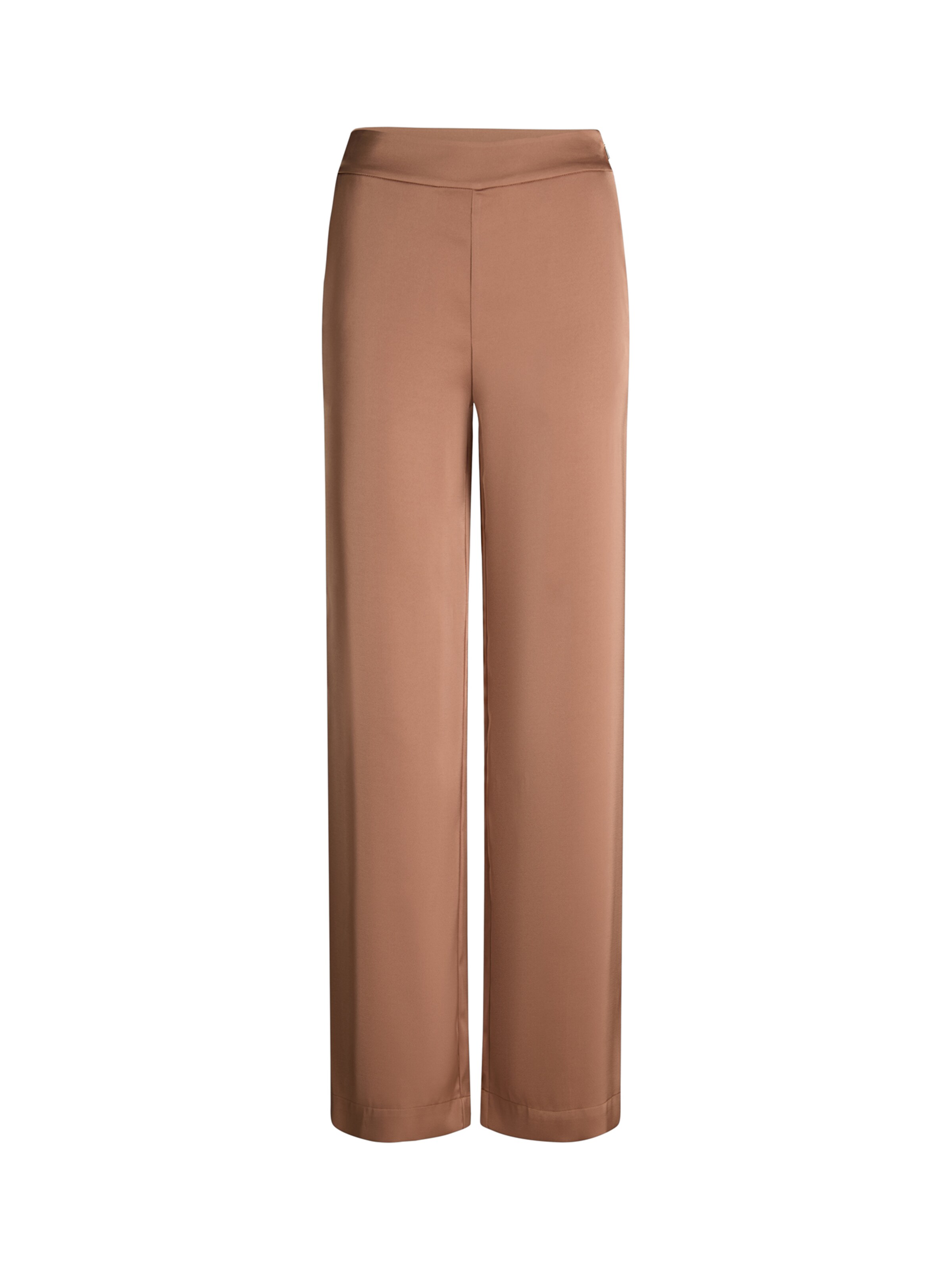 JOOP! Wide leg Trousers 'Philine' in Brown: front