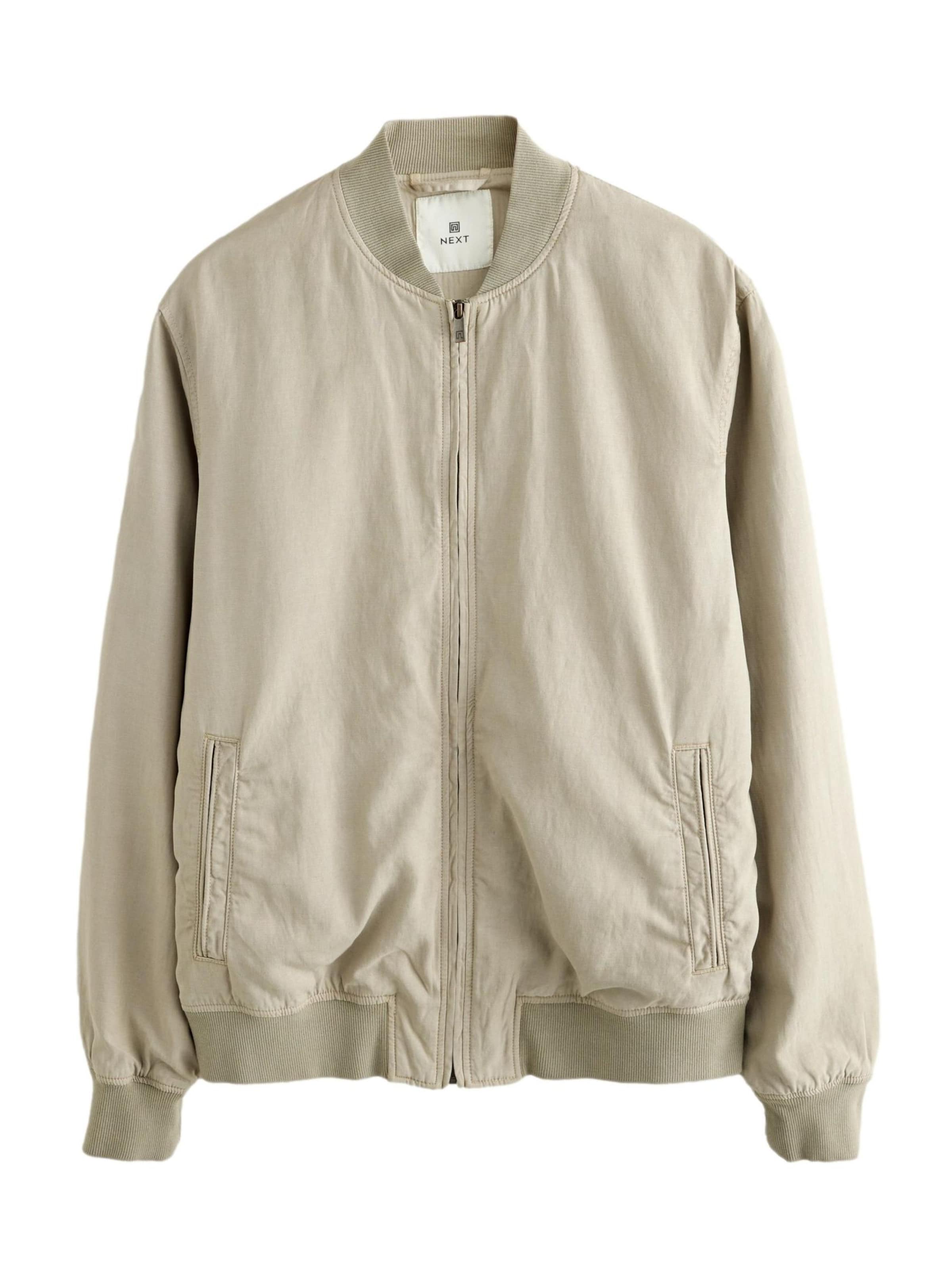 Next Jacke in Grau: Vorderseite