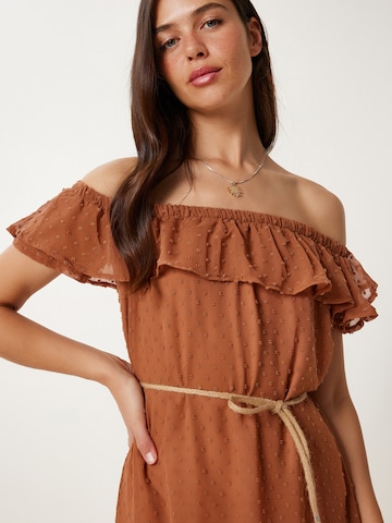 Happiness İstanbul Letné šaty - Béžová