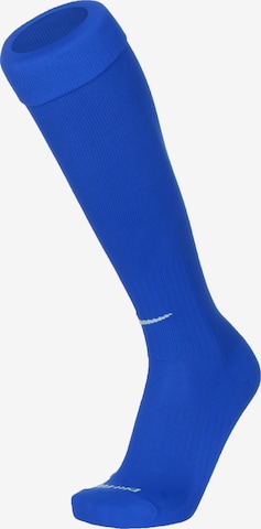 NIKE Soccer Socks 'Classic II' in Blue: front
