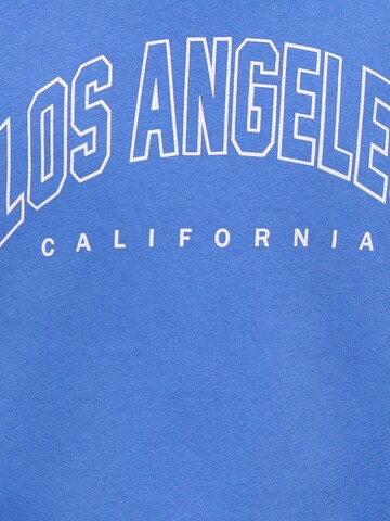 ONLY GIRLS Sweatshirt 'KOGSWEAT' i blå