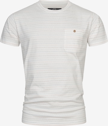 T-Shirt 'Helmuth' INDICODE JEANS en blanc : devant