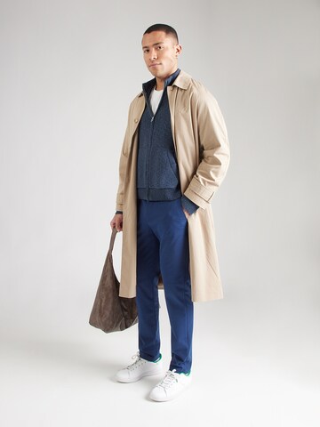 Lindbergh Slimfit Chinohousut 'Superflex' värissä sininen