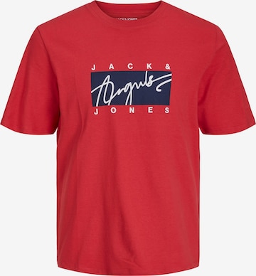 JACK & JONES Shirt 'JOSHUA' in Rood: voorkant