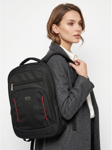 Zaino 'Zaino Coveri unisex poliestere 100% con zip e tasche' di Coveri Collection in nero