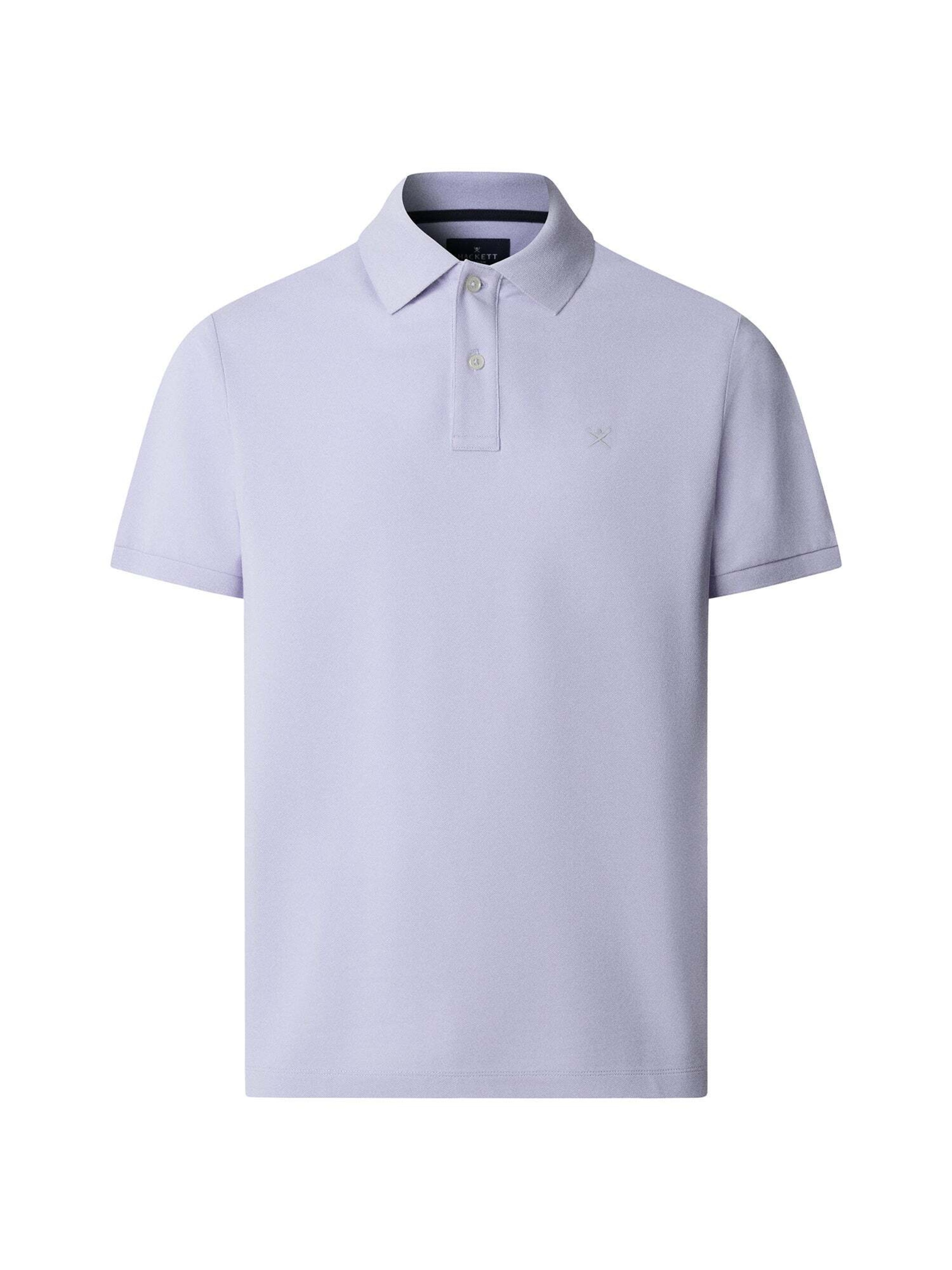 Hackett London Poloshirt in Lila: Vorderseite