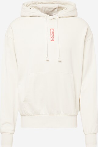 HUGO Sweatshirt 'Diushi' in Beige: front