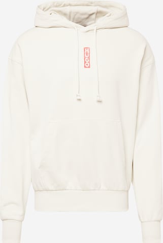 Sweat-shirt 'Diushi' HUGO en beige : devant