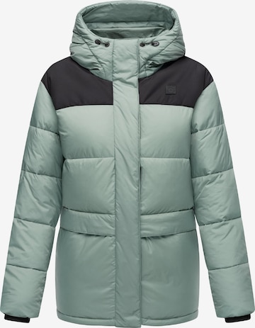 Giacca invernale 'Wikesh' di Ragwear in verde: frontale