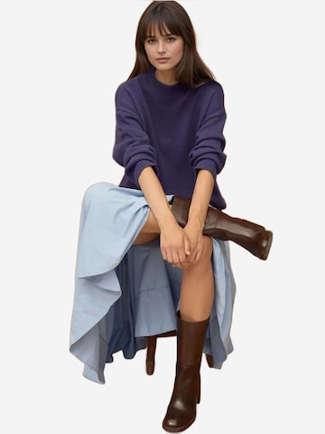 Hiccup Pullover in Blau: Vorderseite