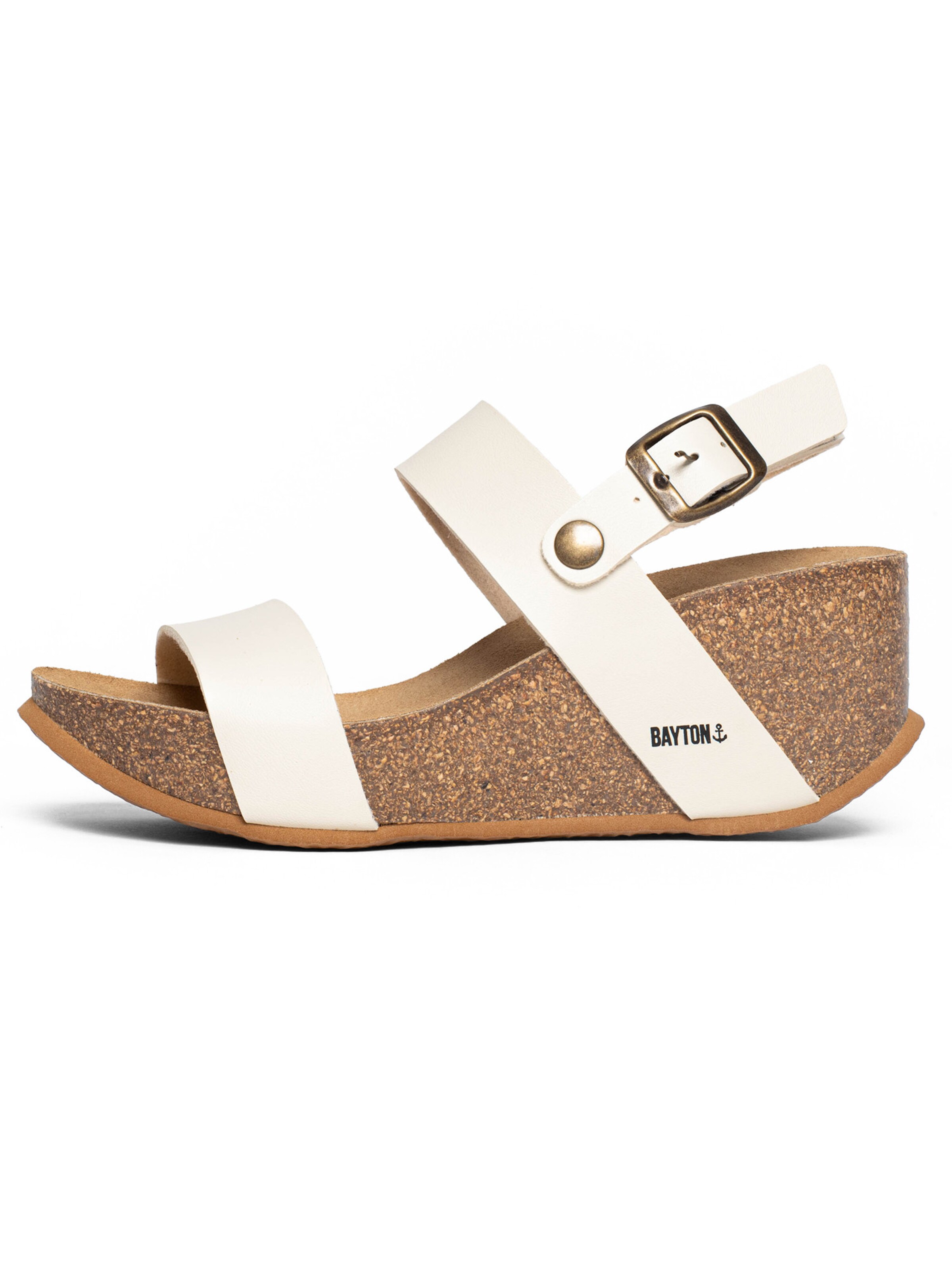 Bayton Sandaler 'SELENE' i ecru, Produktvisning