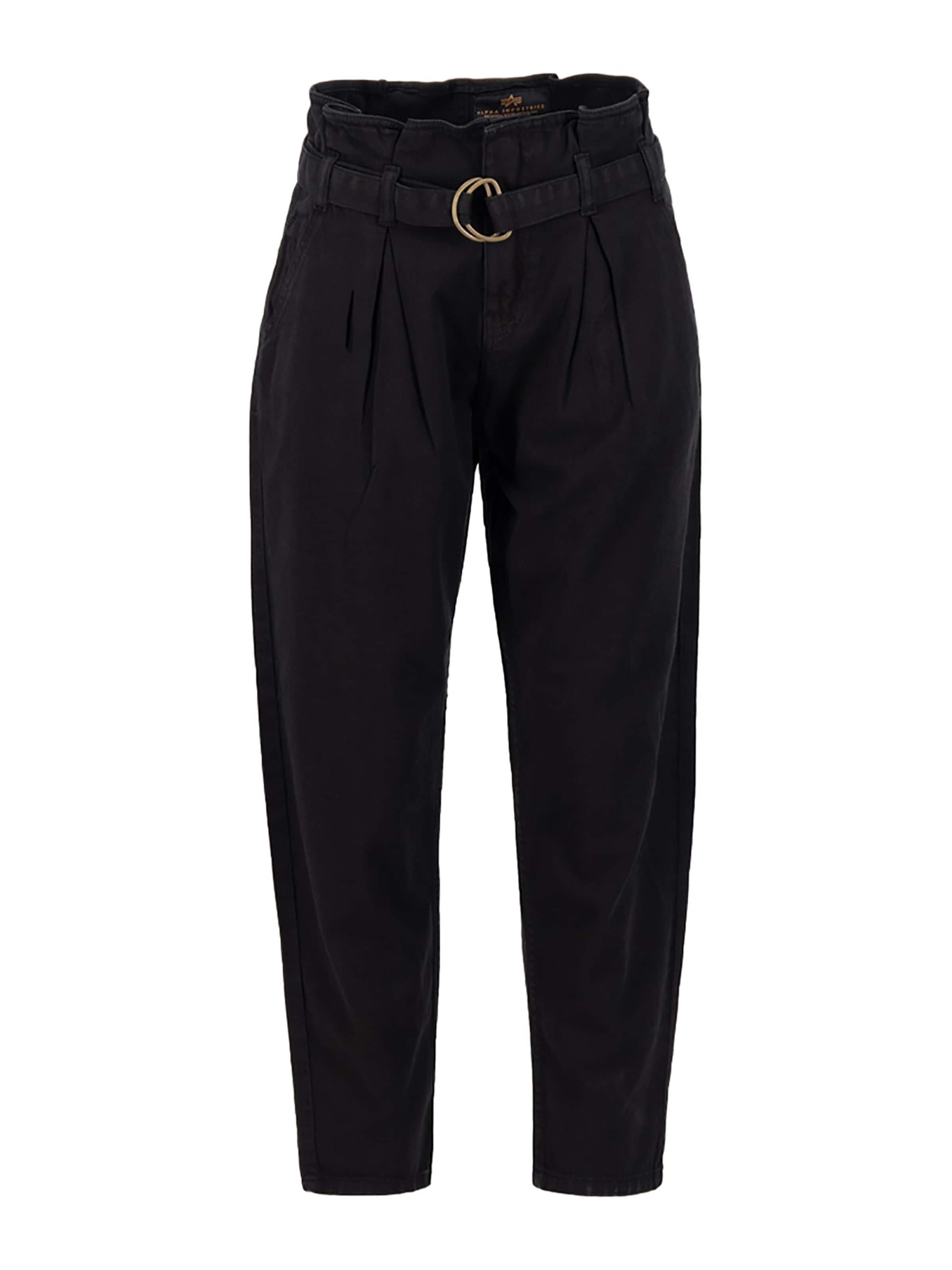 ALPHA INDUSTRIES Hose 'Paperbag' in schwarz, Produktansicht