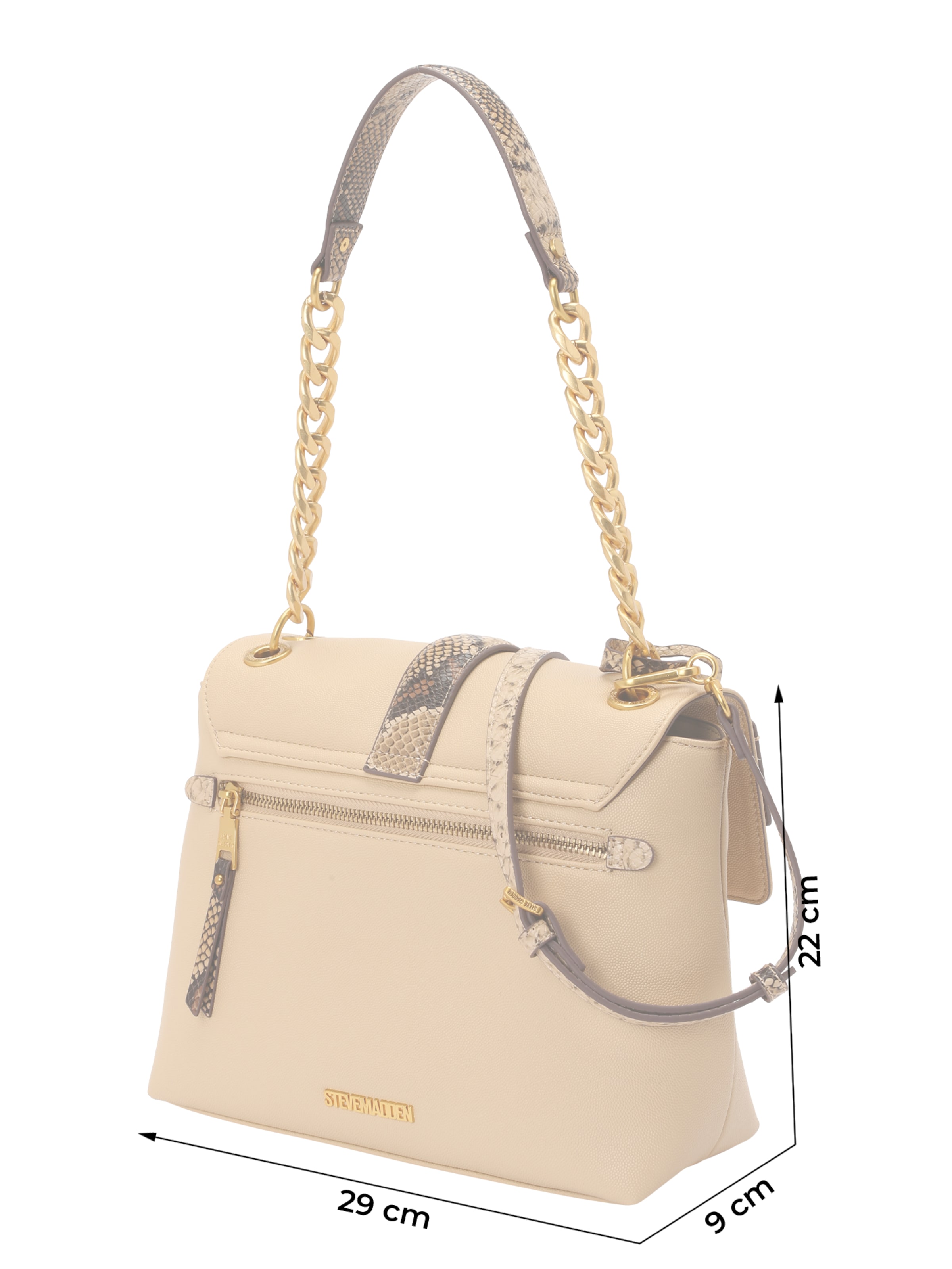 STEVE MADDEN Ručna torbica 'Bpatts-E' u kestenjasto smeđa / konjak / cappuccino, Pregled proizvoda