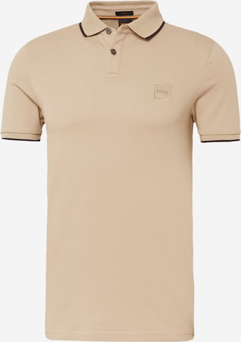 BOSS Orange Shirt 'Passertip' in Beige: front