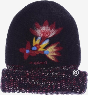 Desigual Hut oder Mütze One Size in Schwarz: predná strana