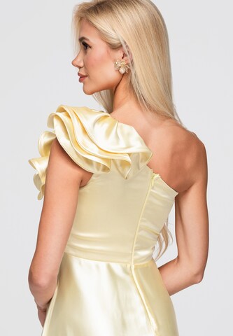 Ombre Abendkleid in Gelb