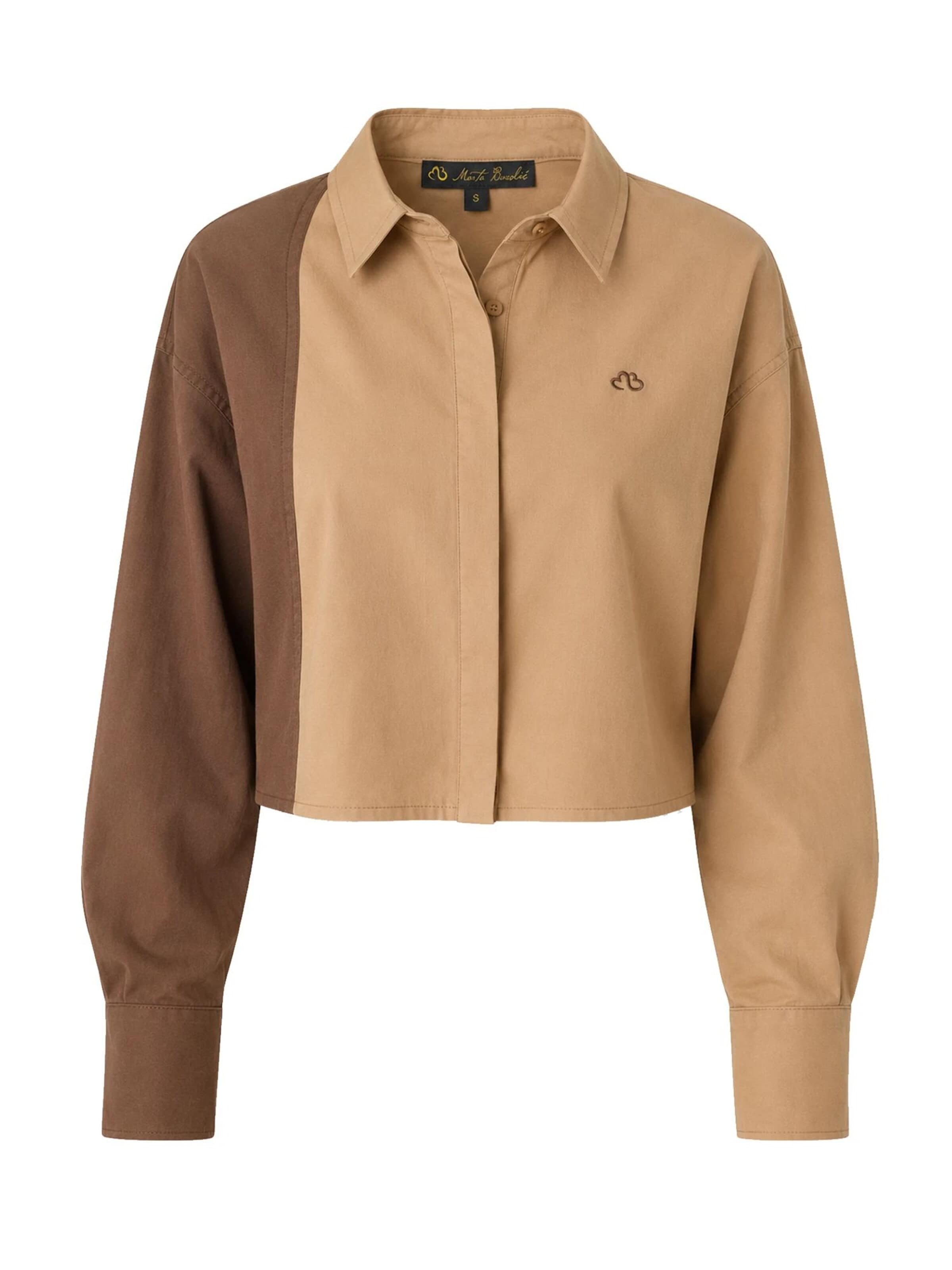 MB by Marta Buzolic - Blusa funcional en beige: frente