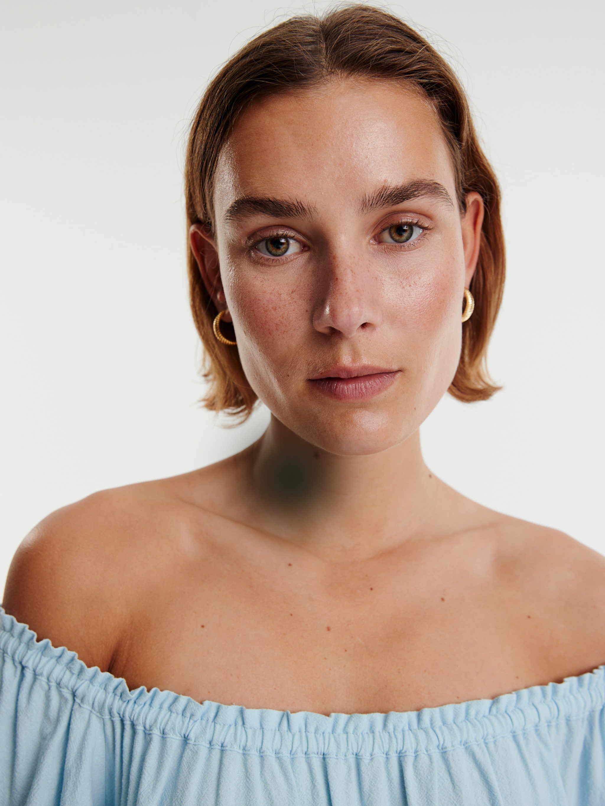EDITED Producten Zomerjurk 'Aluna' Lichtblauw