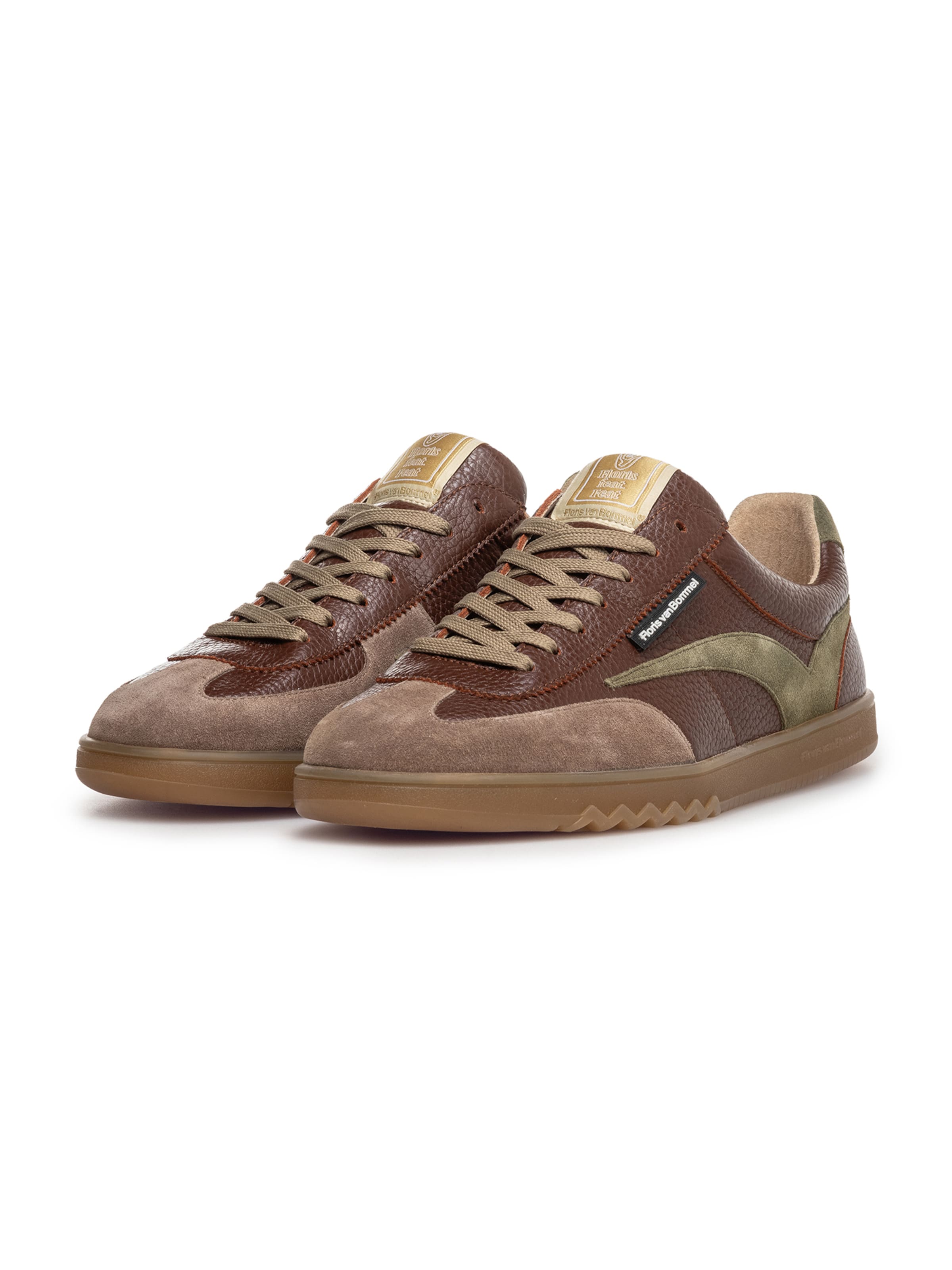 Sneaker bassa 'De Zaler 03' di Floris van Bommel in marrone