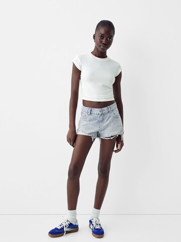 Bershka Regular Jeans in Blue