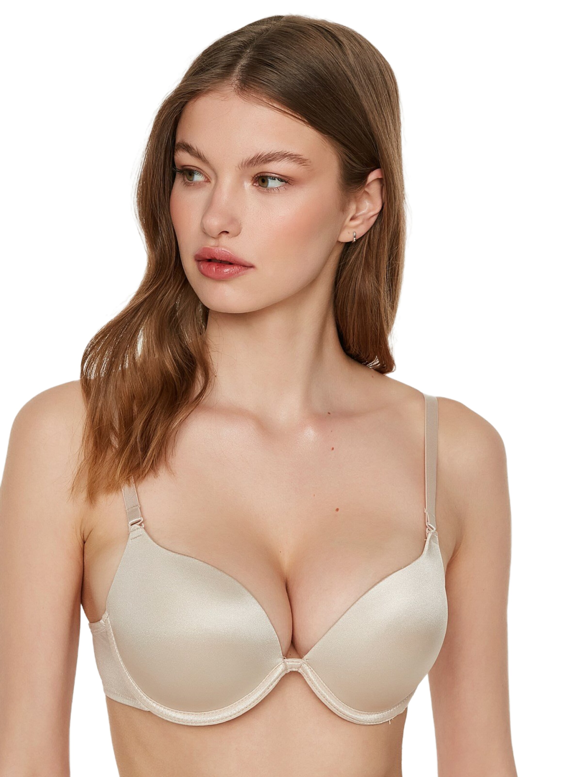 Push-up Soutien-gorge C&City en blanc : devant