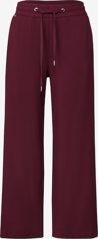 STREET ONE Loosefit Hose 'Emee' in Rot: Vorderseite