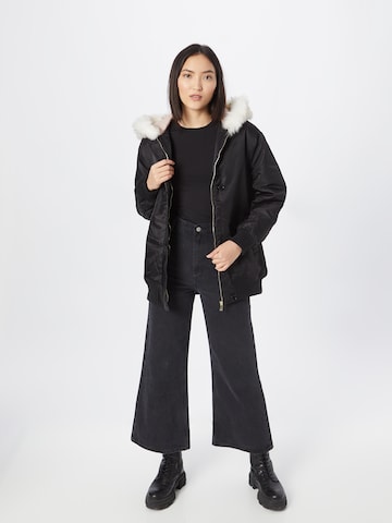 River Island Winterjas in Zwart