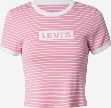 LEVI'S ® - Camiseta 'Graphic Mini Ringer' en rosa: frente