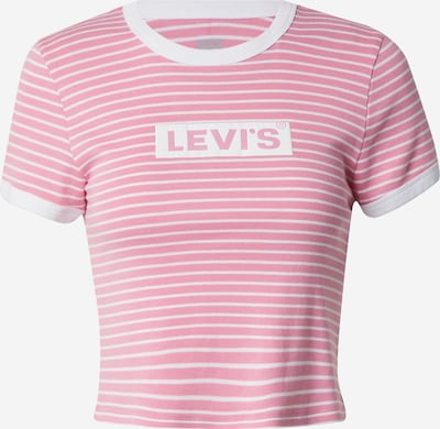 LEVI'S ® Shirts 'Graphic Mini Ringer' i lys pink / hvid, Produktvisning