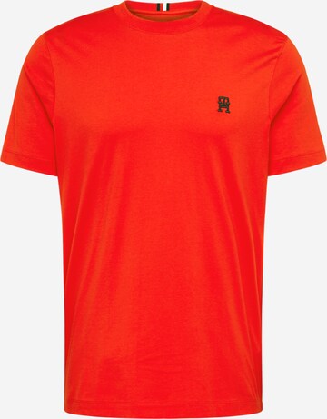 T-Shirt TOMMY HILFIGER en rouge : devant