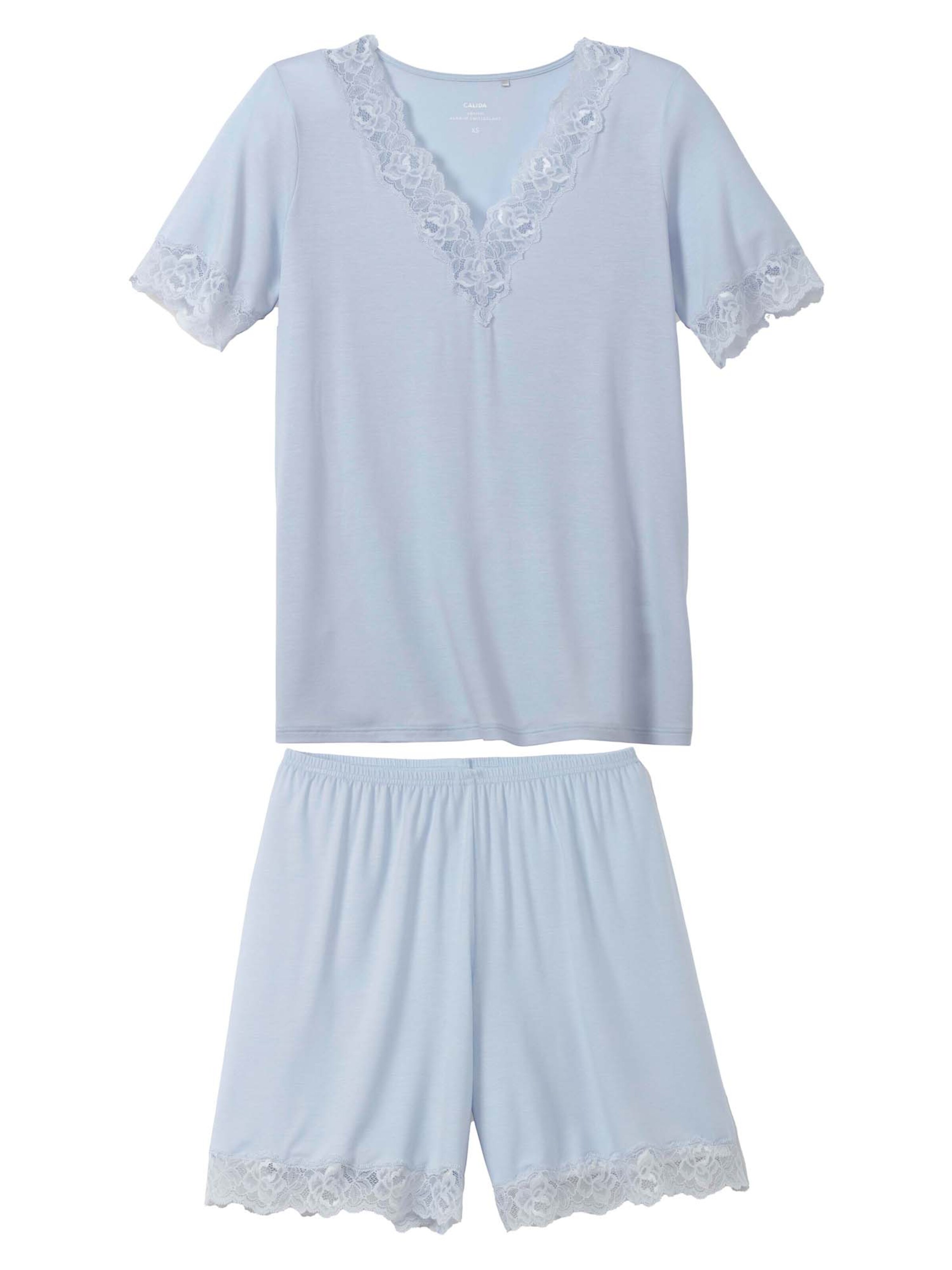 CALIDA Pyjama in Blau: Vorderseite
