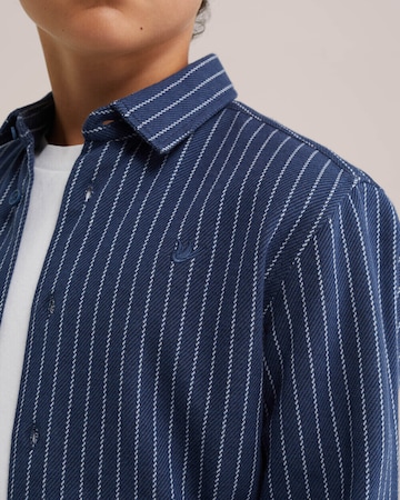 Coupe regular Chemise WE Fashion en bleu