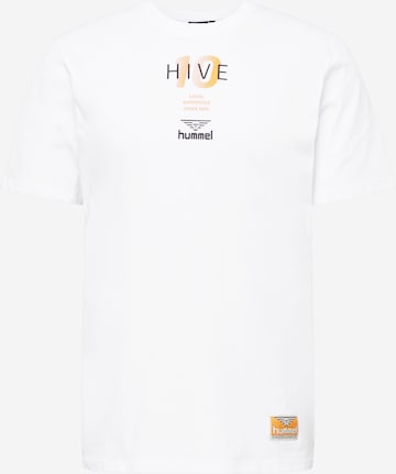 T-Shirt 'Aiden' hummel hive en blanc : devant