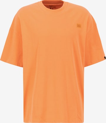 Maglietta 'RL T' di ALPHA INDUSTRIES in arancione: frontale
